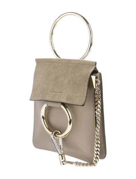 chloe faye small bracelet bag gold|Chloe Faye Bag .